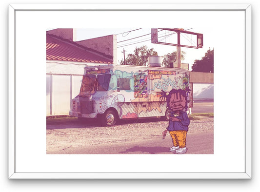 Taco Truck on Sheppard Digital Art Digital Art Download