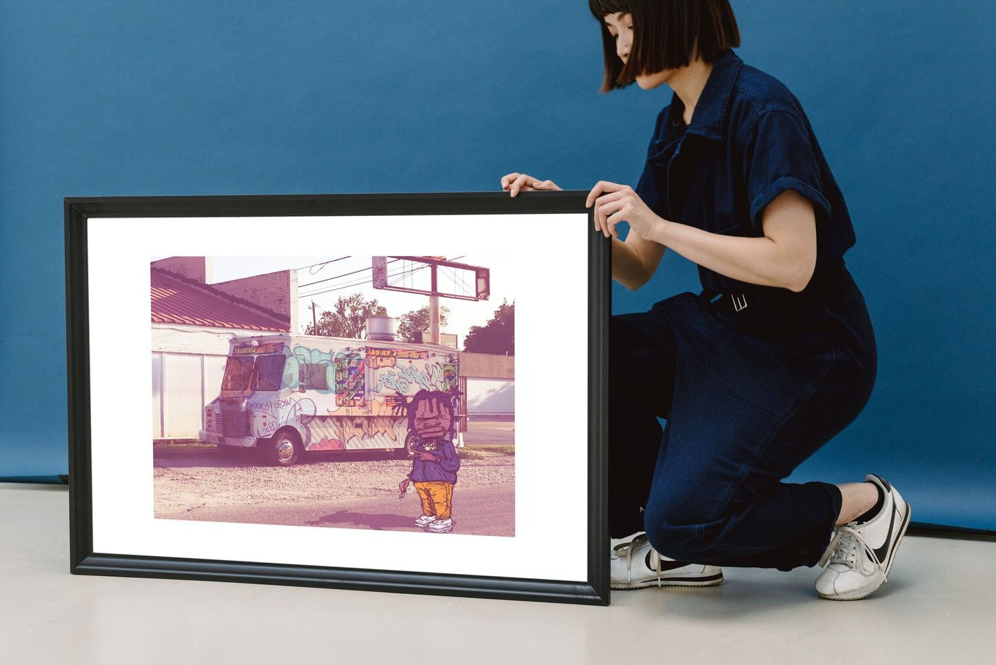 Taco Truck on Sheppard Digital Art Digital Art Download